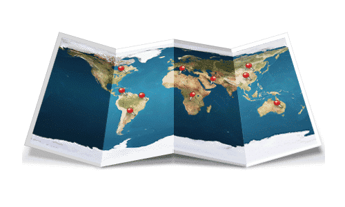 Carte mondiale des numéros virtuels DIGIVOIP